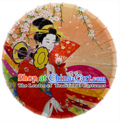 Asian Dance Umbrella Geisha Handmade Umbrellas Stage Performance Umbrella Dance Props