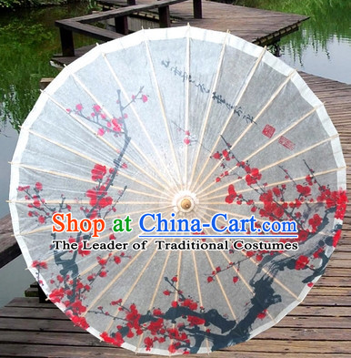 Asian Dance Umbrella China Handmade Traditional Painting Umbrellas Stage Performance Umbrella Dance Props