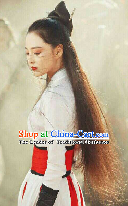 Chinese Classical Swordswoman Costume Complete Set