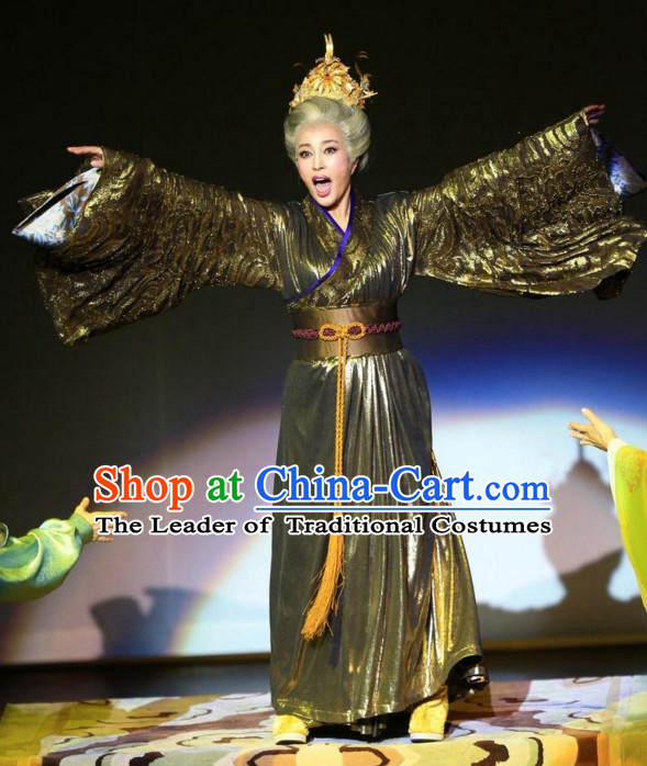 China Ancient Tang Dynasty Opera Costume Only Female Emperor Wu Zetian Stage Performance Women Opera Costumes Complete Set