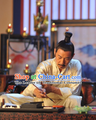 Chinese Ancient Tang Dynasty Emperor Black Wigs for Men