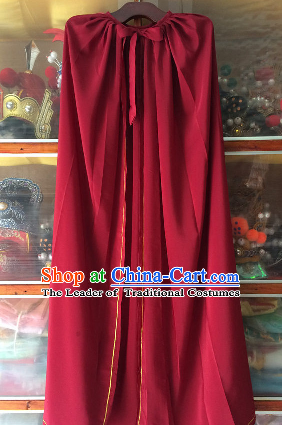 China Beijing Opera General Mantle Hero Cape Robe Stage Costumes