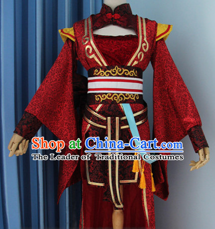 Chinese Women Hanbok Kimono Stage Opera Costume Dresses Costume Ancient Cosplay Complete Set