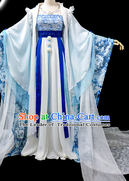 Chinese Women Royal Hanbok Kimono Stage Opera Costume Dresses Costume Ancient Cosplay Complete Set