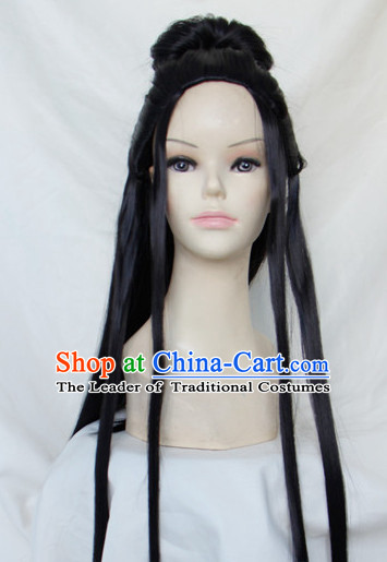 Chinese Classical Hair Wig Hair Decoration Wigs Set