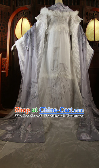 Chinese Traditional Empress Royal Stage Hanfu Hanbok Kimono Costume Dresses Costume Ancient Garment Complete Set