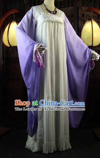 Chinese Traditional Princess Royal Stage Hanfu Hanbok Kimono Costume Dresses Costume Ancient Garment Complete Set