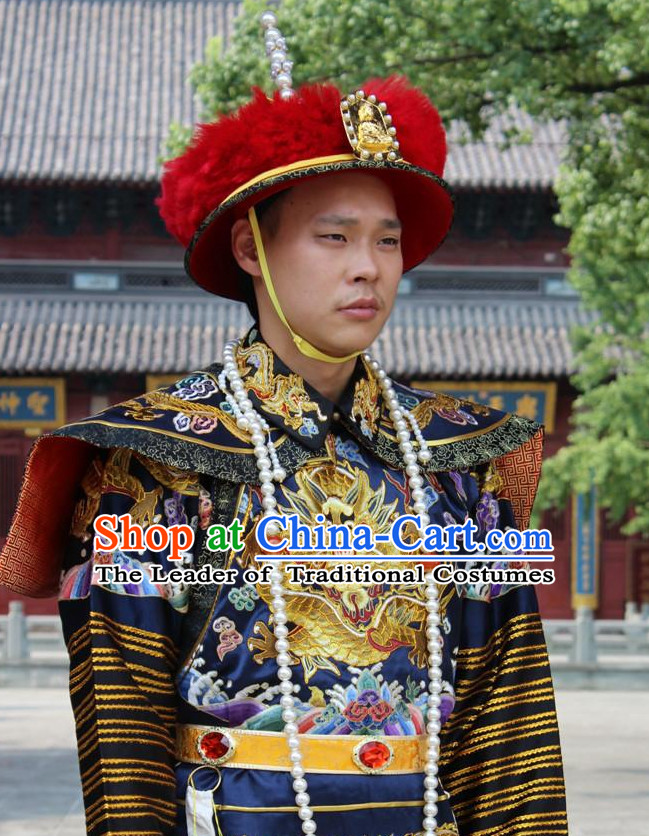 red hanfu dress gown Chinese costumes armor sleeves cloak ancient costume armor sash blouses cheong sam men clothing trousers