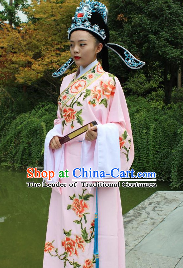 Chinese Opera Stage Costume Embroidered Hanfu Dress Gown Costumes Ancient Costume Clothing Complete Set