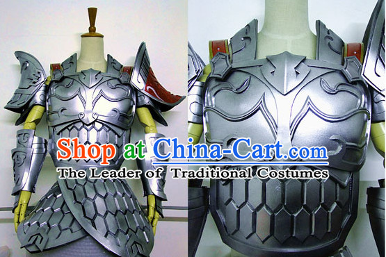 Special Ancient Chinese Official Armor Costumes Body Costume Dresses Complete Set