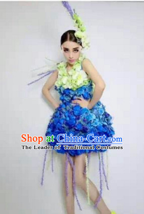 Parade Quality Feather Dance Costumes Popular Ostrich Feathers Fancy Costume Angel Wings Costume Complete Set
