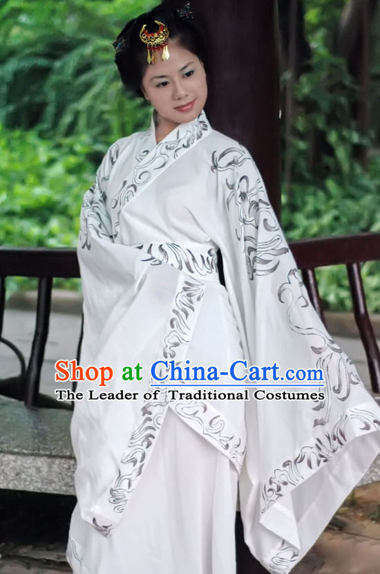 Ancient Chinese Dresses Traditional Royal Stage Hanfu Classical Dress Costumes Clothing Complete Set