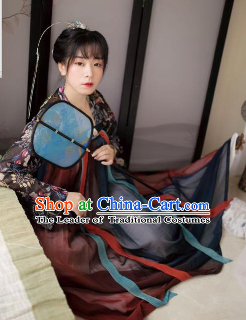 Ancient Chinese Clothing Traditional Hanfu Hanbok Kimono Dress National Costume Dresses Complete Set