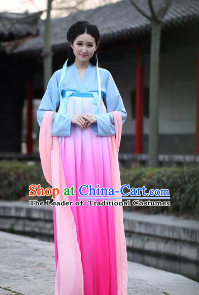 Ancient Chinese Women Dresses Pink Hanfu Girls China Classical Clothing Histroical Dress Traditional National Costume Complete Set