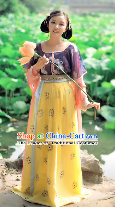 Chinese Princess Tang Dynasty Hanfu Drama Performance Festival Celebration China Film Beauty Dress Rental Garment
