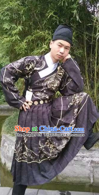Traditional Chinese Ancient Ming Dynasty Dragon Robe Clothing Imperial Dresses Beijing Classical Chinese Clothing for Men