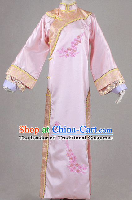 Traditional Chinese Clothing Han Fu Dresses Beijing Classical China Qing Manchu Clothing for Women