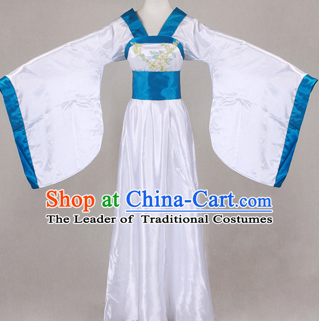 Traditional Chinese Wide Sleeve Clothing Han Fu Dresses Beijing Classical China Clothing for Women