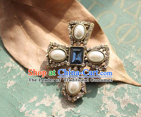 Traditional Classic Women Jewelry Accessories, Traditional Classic Gothic Restoring Ancient Crystal Brooch for Women