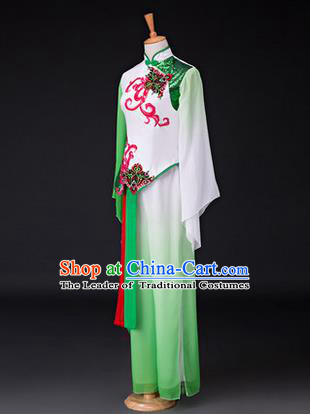 Traditional Chinese Classical Yangko Dance Dress, Yangge Fan Dancing Costume, Folk Dance Yangko Costume for Women