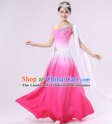 Traditional Chinese Classic Stage Performance Chorus Singing Group Dress Modern Dance Costumes, Chorus Competition Costume, Compere Costumes for Women