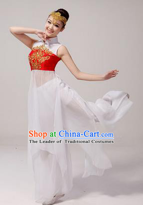 Traditional Chinese Classical Yangko Dance Dress, Yangge Fan Dancing Costume Umbrella Dance Suits, Folk Dance Yangko Costume for Women