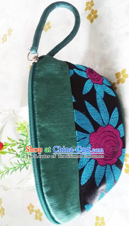 Chinese Traditional Style Purse Min Guo Lady Stage Play Property