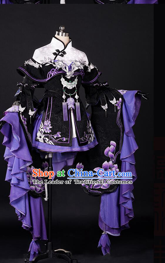 Chinese Cos Fairy Costume Garment Dress Costumes Dress Adults Cosplay Asian King Clothing