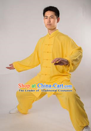 Top Noil Poplin Kung Fu Costume Martial Arts Kung Fu Training Uniform Gongfu Shaolin Wushu Clothing Tai Chi Taiji Teacher Suits Uniforms for Men