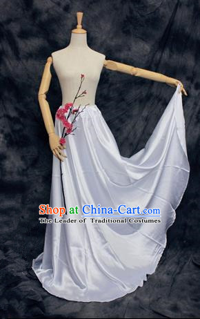 Chinese Ancient Cosplay Costumes, Chinese Traditional Clothes Base Skirts, Ancient Chinese Cosplay Chiffon Skirt for Women