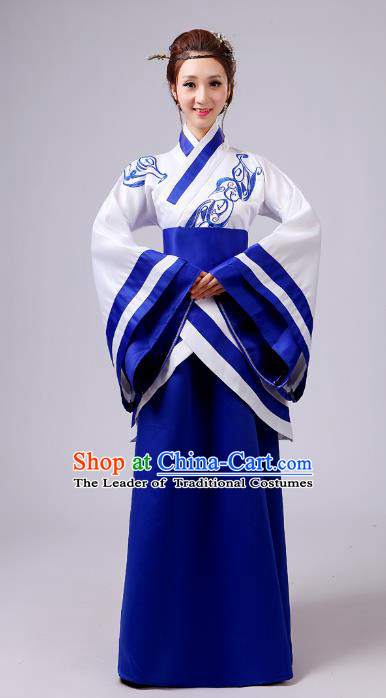 Traditional Chinese Han Dynasty Palace Lady Costume, Asian China Ancient Princess Clothing for Women