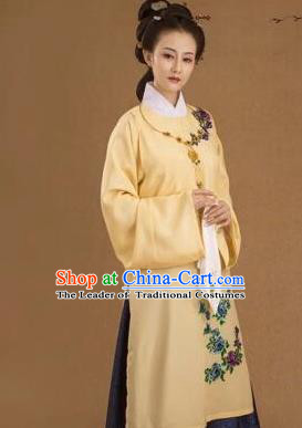 Traditional Ancient Chinese Imperial Concubine Costume, Chinese Ming Dynasty Young Lady Embroidered Clothing for Women