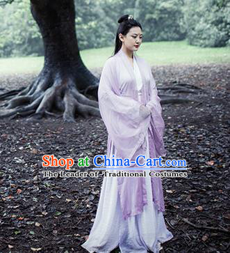 Traditional Chinese Ancient Costume Princess Pink Slip Skirt, Asian China Jin Dynasty Palace Lady Hanfu Dress Clothing for Women