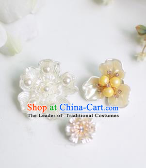 Korean National Accessories Bride Shell Brooch Decorations for Kids