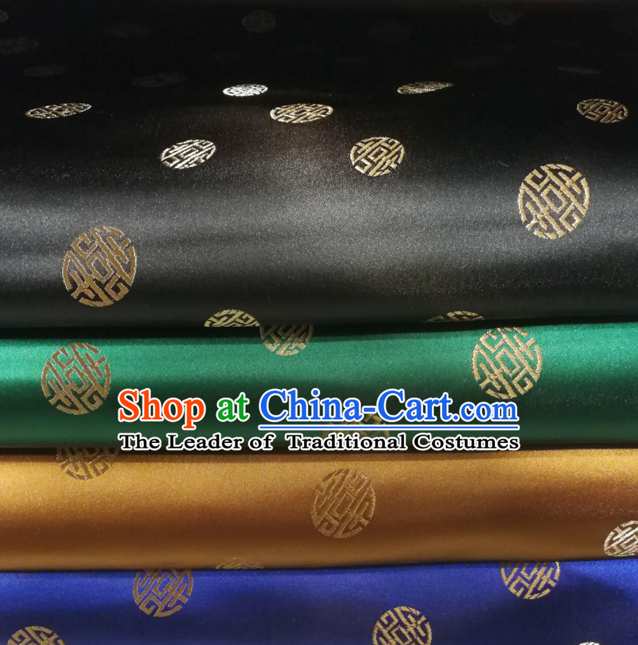 Chinese Royal Palace Style Traditional Pattern Design Brocade Fabric Silk Fabric Chinese Fabric Asian Material