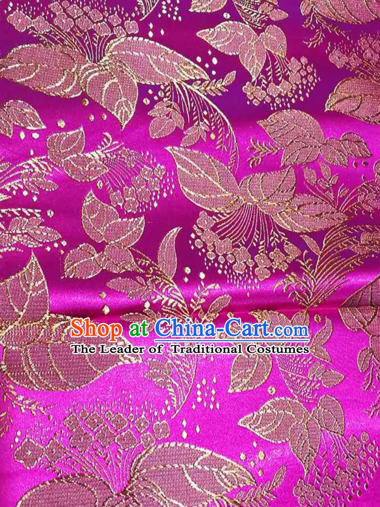 Asian Chinese Royal Palace Style Traditional Pattern Design Brocade Fabric Silk Fabric Chinese Fabric Asian Material