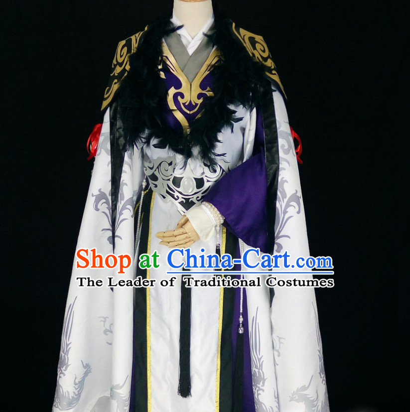 Fantasy Drama Prince Hanfu Costumes Complete Set for Men