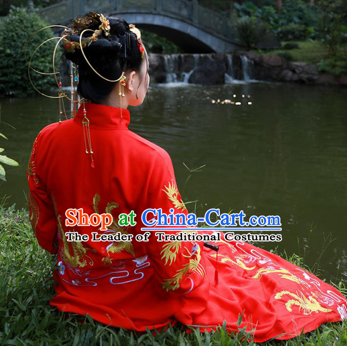 Ancient Chinese Costume Chinese Style Wedding Dress Tang Dynasty hanfu princess Clothing
