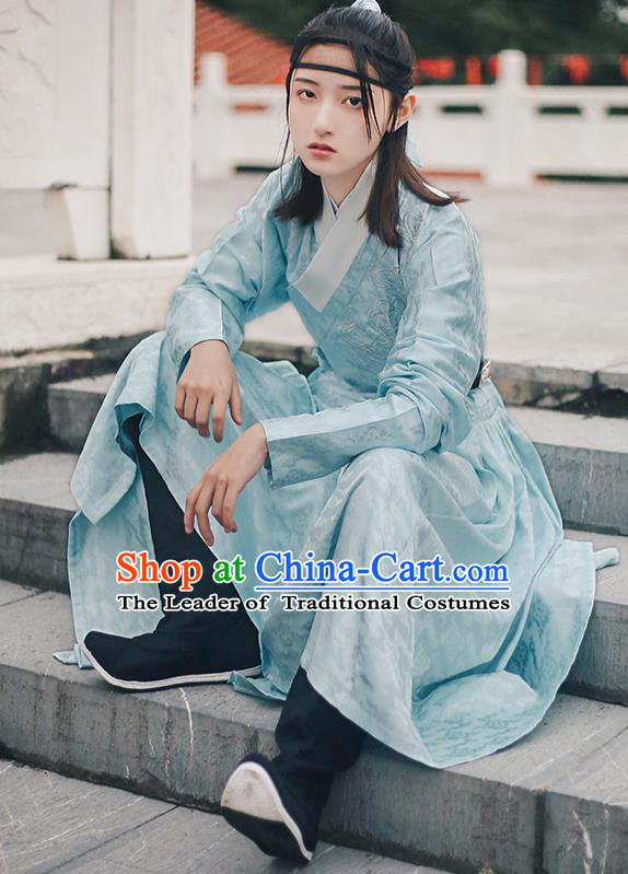 Traditional Chinese Ming Dynasty Female Swordsman Clothing Ancient Imperial Guards Hanfu Embroidered Costume for Women