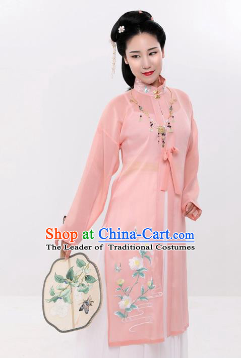 Traditional Chinese Ming Dynasty Palace Lady Imperial Consort Hanfu Embroidered Costume for Women