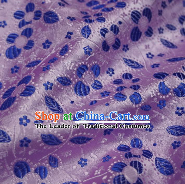 Chinese Traditional Palace Pattern Hanfu Pink Brocade Fabric Ancient Costume Tang Suit Cheongsam Material