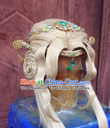 Chinese Traditional Ancient Princess Hair Accessories Handmade Hairpins Hair Clasp for Women