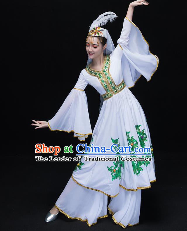 Traditional Chinese Yangge Fan Dancing Costume Modern Dance Dress Clothing