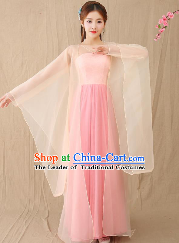 Traditional Chinese Tang Dynasty Female Court Attendant Costume, China Ancient Princess Hanfu Clothing for Women