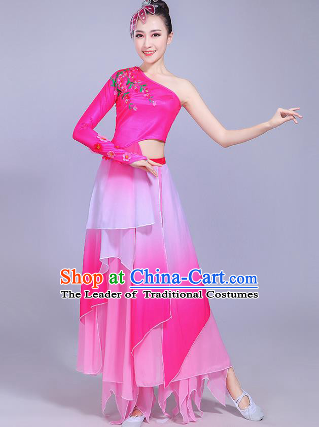 Traditional Chinese Yangge Fan Dancing Costume Classical Dance Modern Dance Dress Clothing