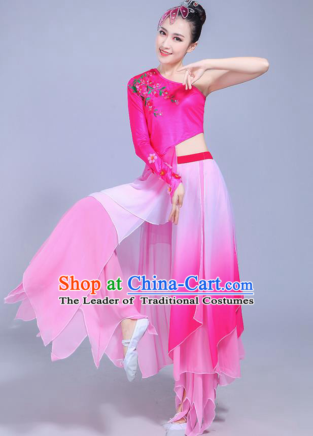 Traditional Chinese Yangge Fan Dancing Costume Classical Dance Modern Dance Dress Clothing