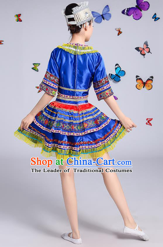 Traditional Chinese Yangge Fan Dancing Costume Classical Dance Modern Dance Dress Clothing