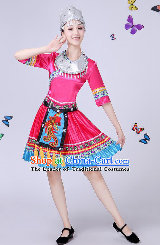 Traditional Chinese Yangge Fan Dancing Costume Classical Dance Modern Dance Dress Clothing