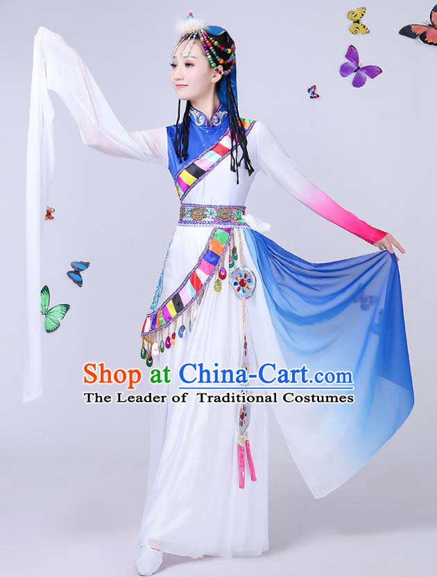 Traditional Chinese Yangge Fan Dancing Costume Classical Dance Modern Dance Dress Clothing