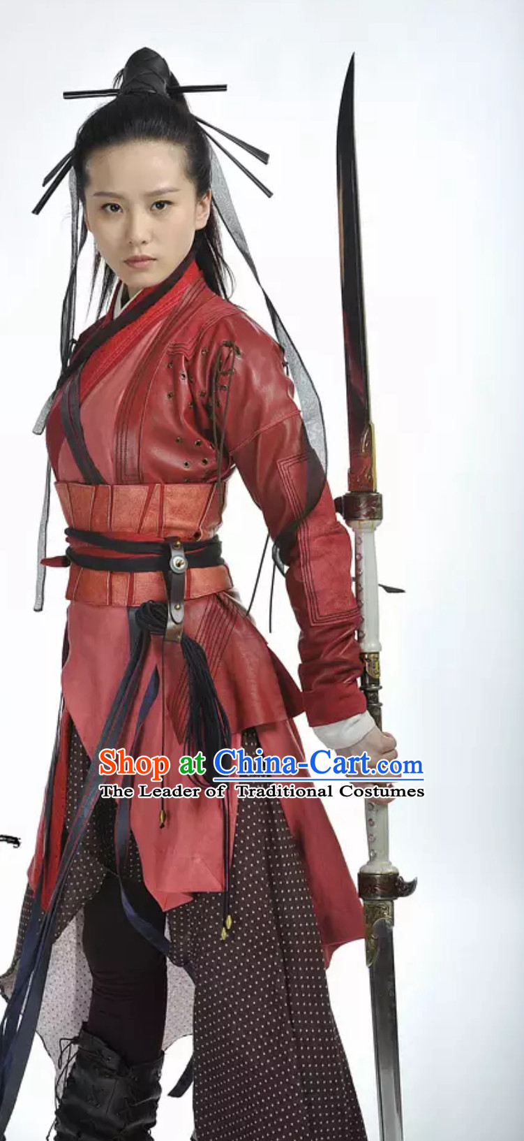 Ming Dynasty Wulin Swordswoman Knight Costume Super Hero Costume